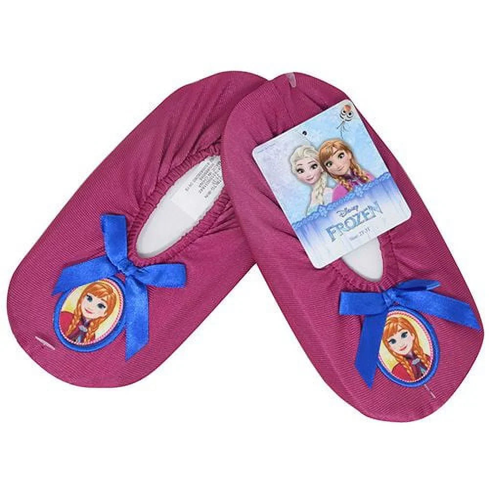 2 Pairs Frozen "Anna" Slipper Sock Size 2T-3T