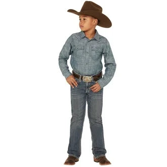 Cody James Boys' Stone Cold Wash Slim Boot Stretch Jeans - CBSU22J14-BIG 16 REG